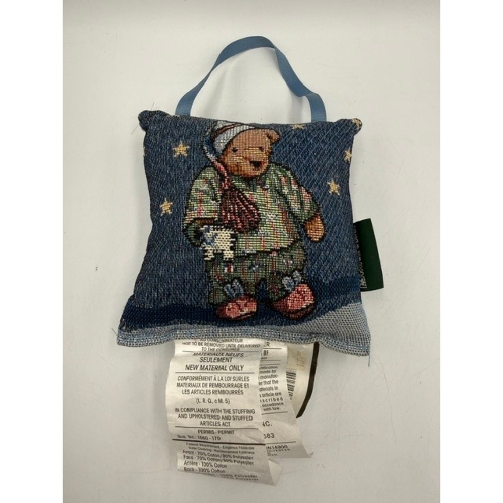 North American Bear Muffy VanderBear Pajama Buddy 6in Door Pillow Vintage USA